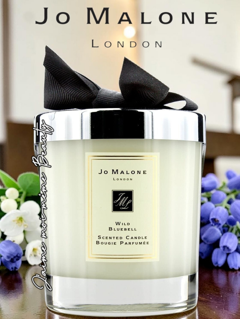 Jo Malone Wild Bluebell Scented Candle — New Full Size - Luxury Home Fragrance